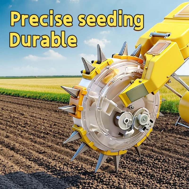 Corn Sowing Machine Hand Push Type Soybean Peanut Cotton Bean Angle Sorghum Seed Fertilizer Integrated Precision Sowing Device