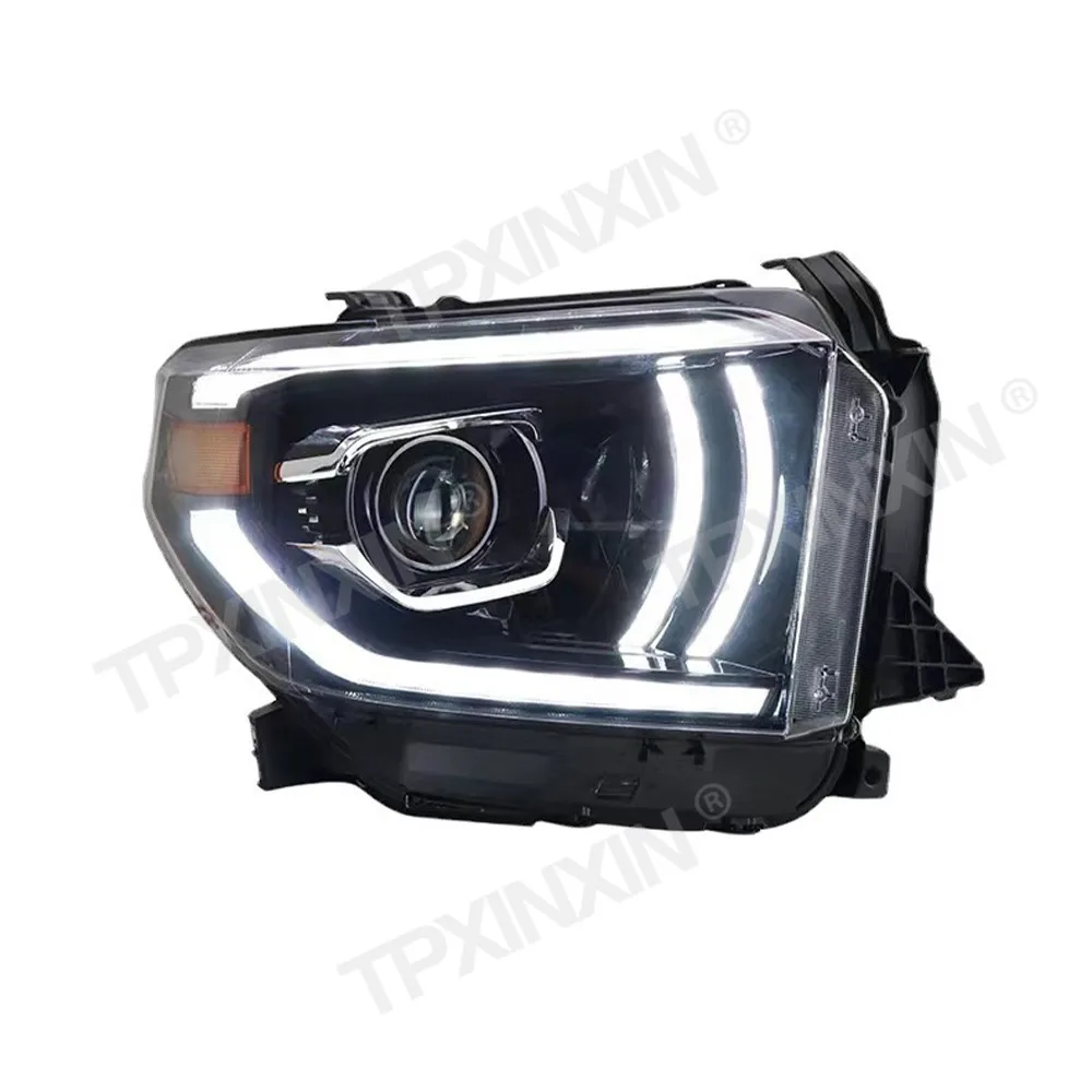 High-quality Auto Parts Suitable For Toyota Tundra 2014-2020 LED Headlight Assembly Dual-light Lens Pickup Modification Accessor
