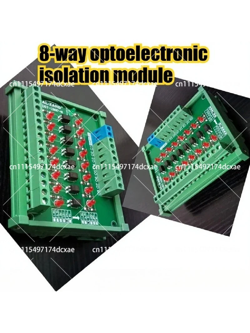 8 Channel Optoelectronic Isolation Module PLC Signal Level Voltage Converter Board PNP Output