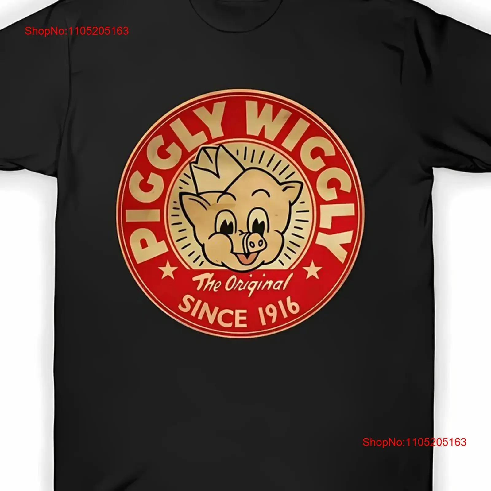 Piggly Wiggly Since 1916 T Shirt S 3XL Q8374 vintage Washed Casual Stylish graphic homme Slightly Soft Stretched Comfortable