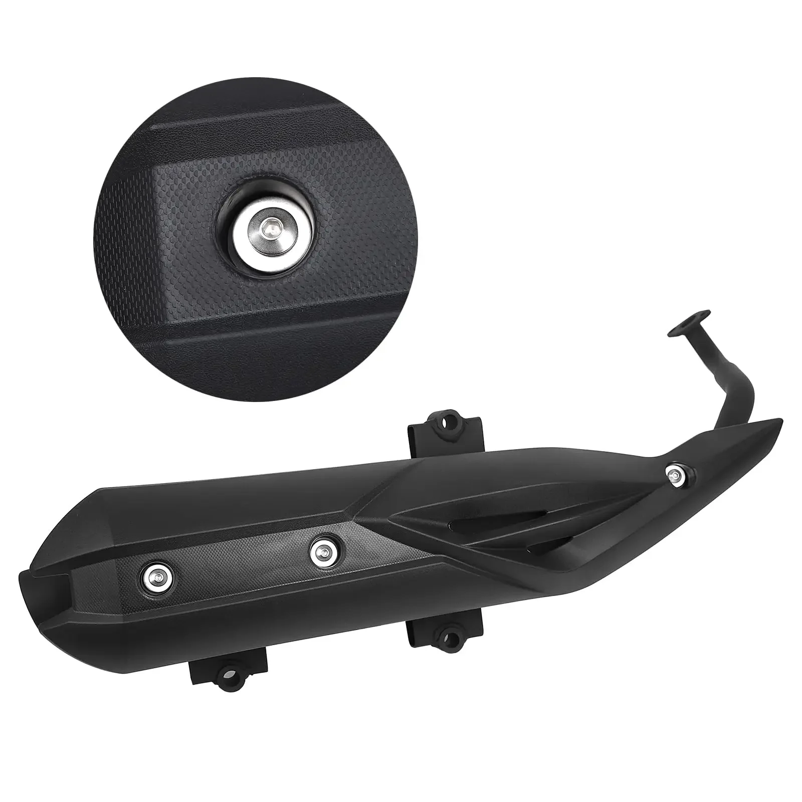 

Motorcycle Exhaust Muffler in Aluminum Alloy Material Compatible with Chinese GY6 125cc 150cc Scooter Mopeds Tank