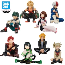Original Banpresto Break Time Collection Anime My Hero Academia Midoriya Izuku Bakugou Katsuki Ochaco Uraraka Figure Model