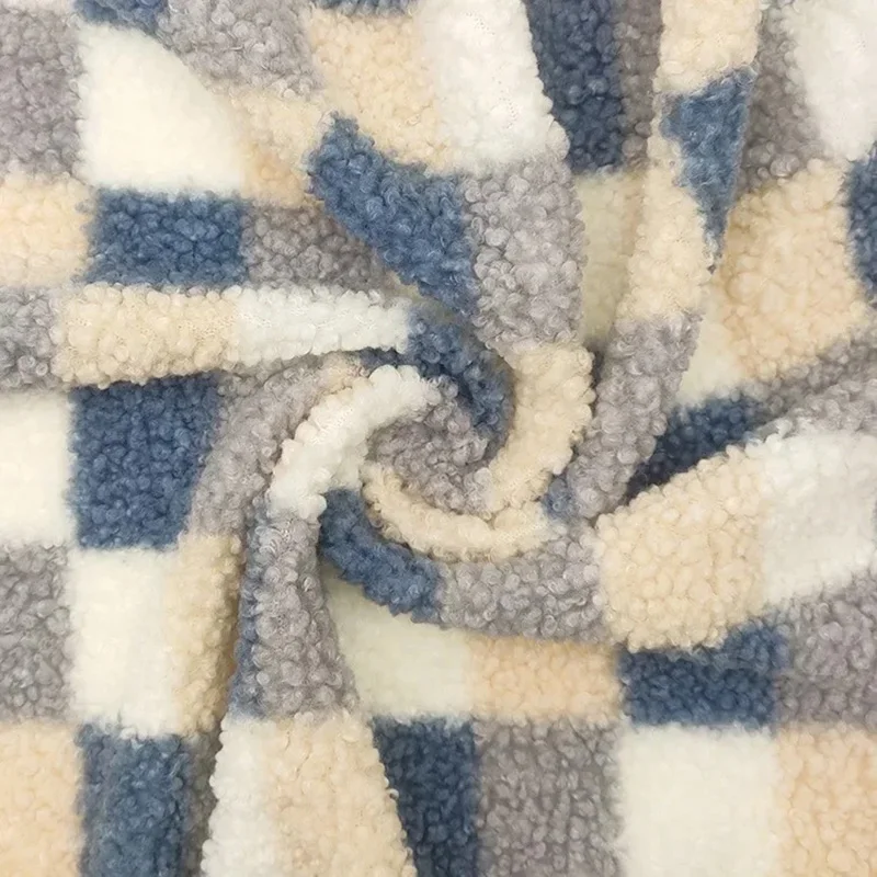 1M/2M/3M/5M Altai Cashmere Velvet Fabric - Thick Plaid Wool for Winter Coats & DIY Sewing (by Meter) image 5