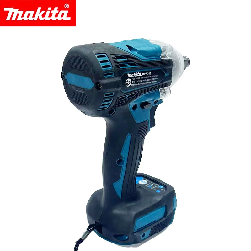 Makita DTW300 330N·M Max Torque Brushless Electric Impact Wrench 1/2-Inch Cordless Wrench Driver Power Tool For 18V Battery