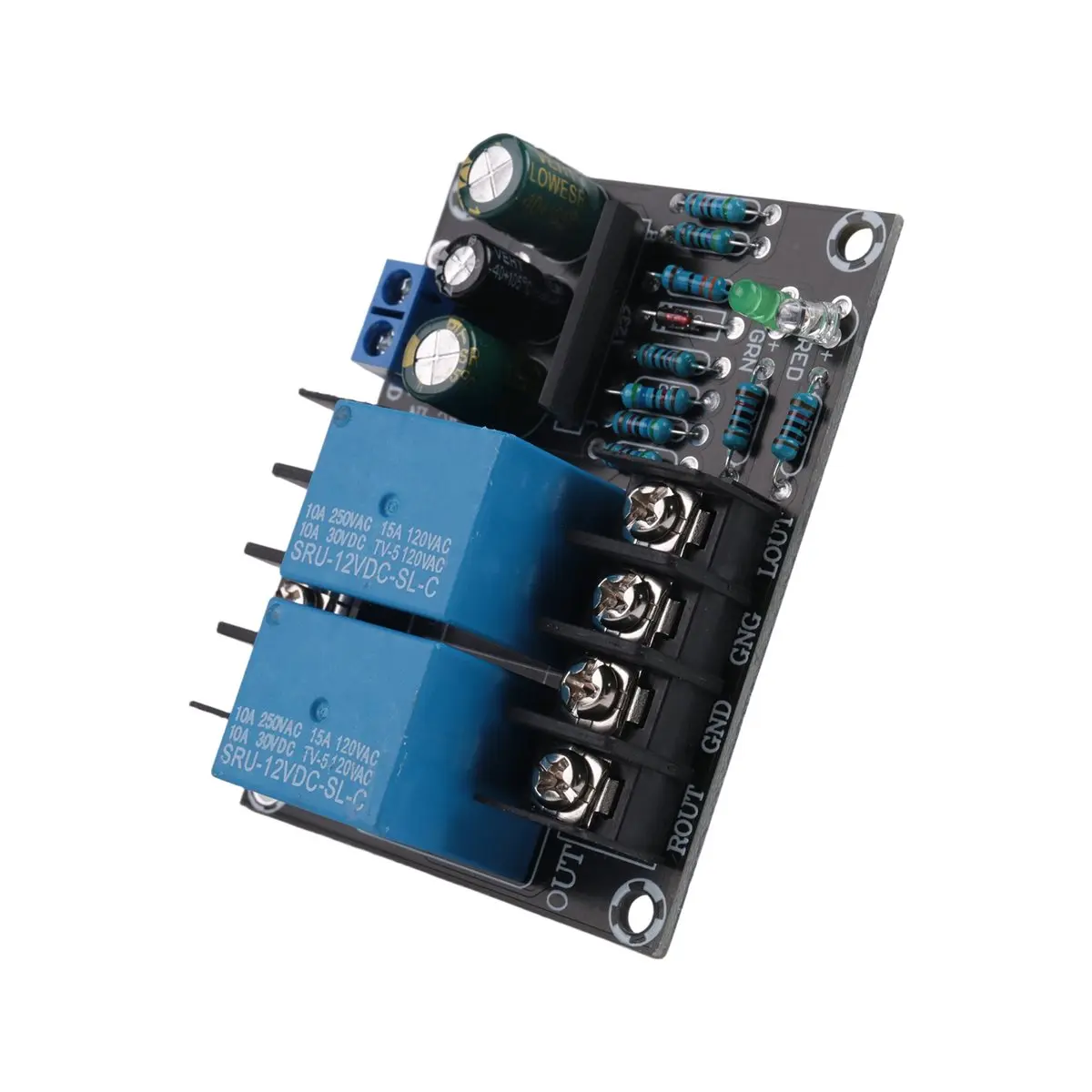 【a1275f-ofertas-imperdiveis】upc1237-placa-de-circuito-de-protecao-de-alto-falante-de-canal-duplo-dc-12-24v-com-atraso-de-mute-de-inicializacao