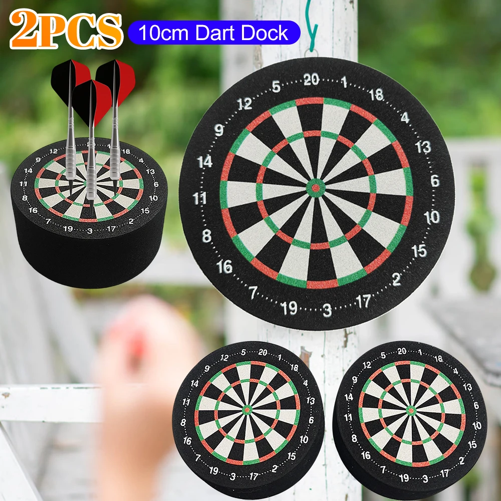 2PCS 10cm Dart Holder Mini Dart Dock Dart Base Station Dartboard Design Display Stand Holder for Outdoor Home Family Party Games