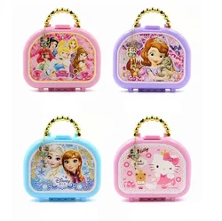 [Funny] Disney Frozen Sofia the First princess Hello Kitty Cute cartoon nail art set play house Toys Creative girl best gifts