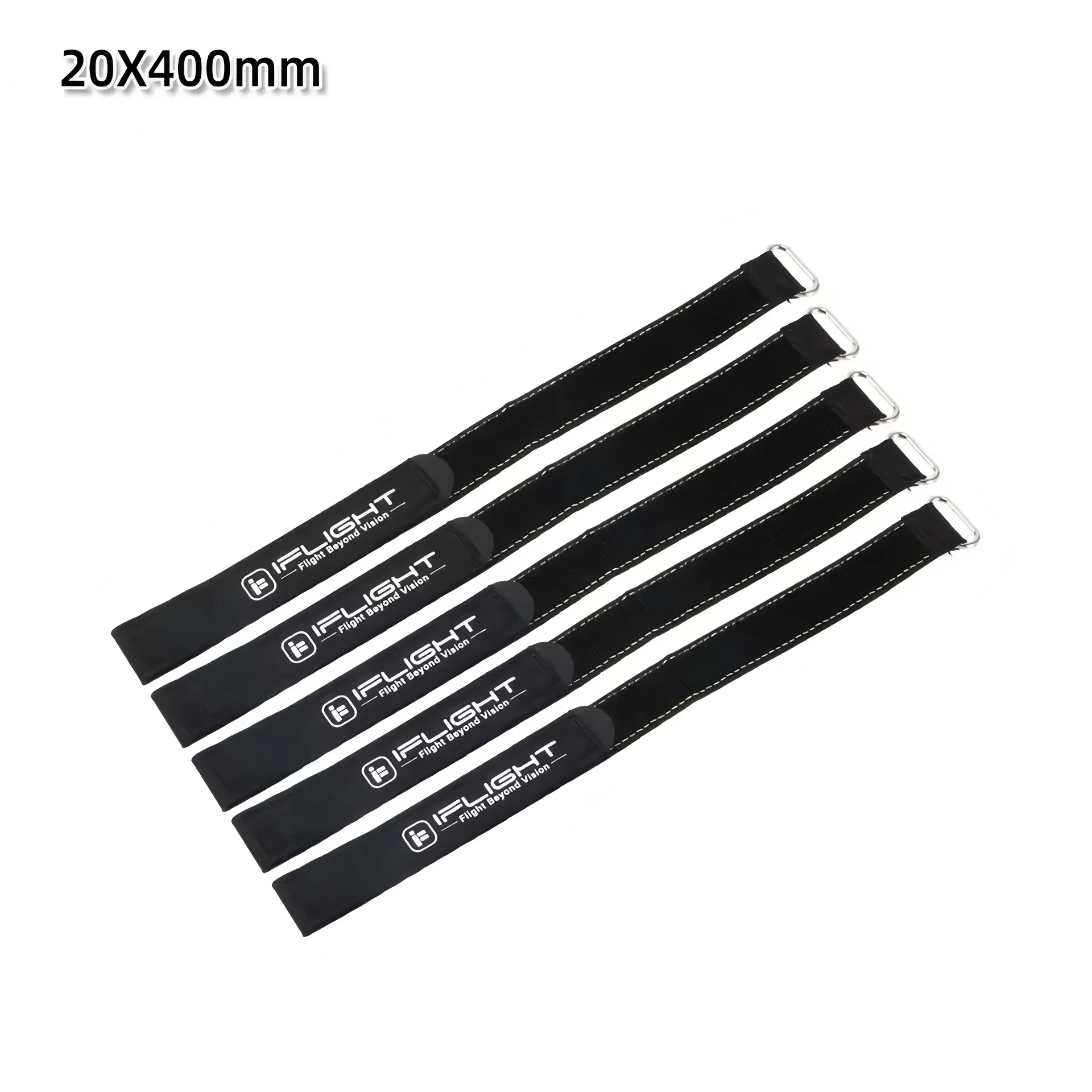5pcs 20X250 300mm / 20X400mm IFlight Magic Sticker Tape Nylon Lipo Battery Strap Belt Reusable Cable Tie Wrap for FPV RC Battery