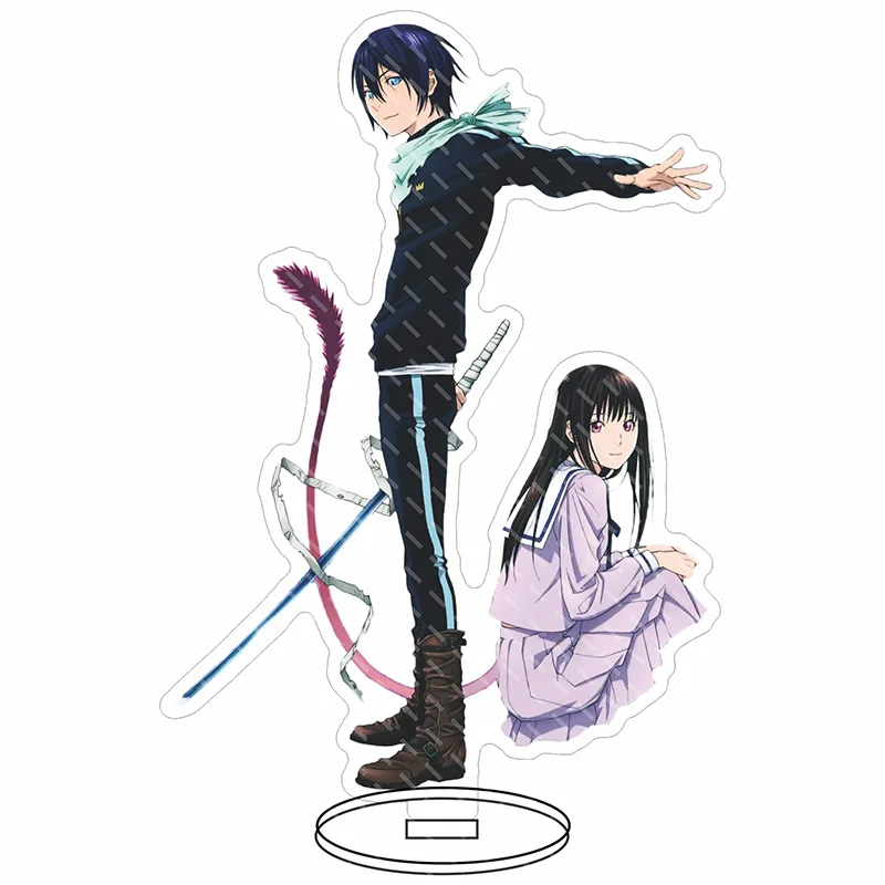 Anime Noragami Cartoon Figure Acrylic Stands YATO Yukine Iki Hiyori Standing Sign Desktop Model Decor Xmas Gift