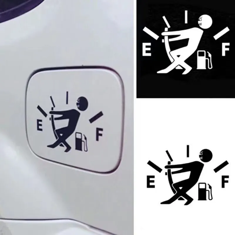 Fuel Tank Cap Sticker Tearable Waterproof Funny Sticker Personalized Reflective Car Sticker 1 PC