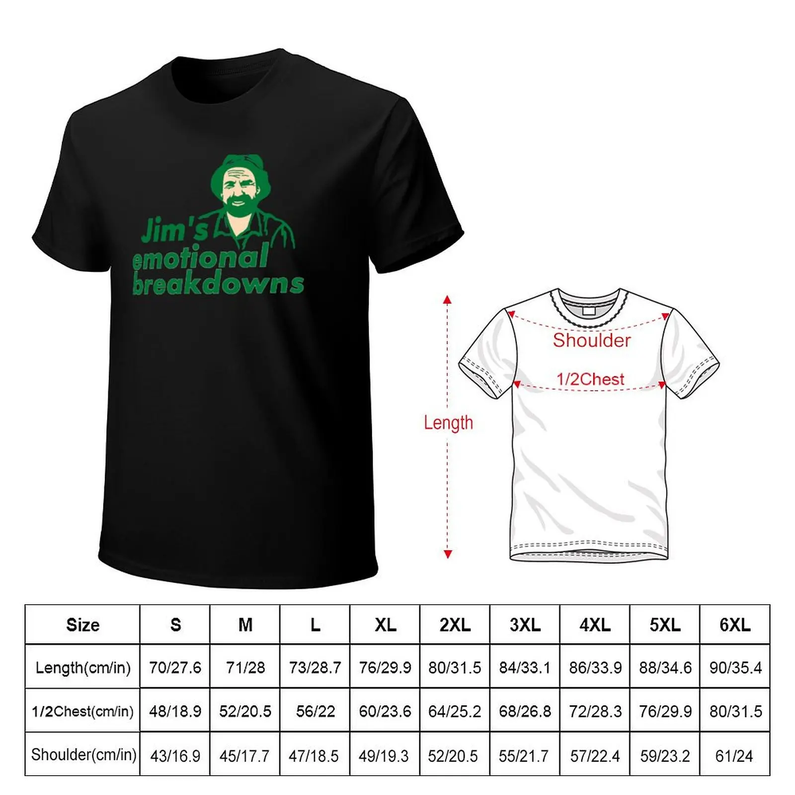 Jim's emotional breakdowns T-Shirt Lightweight Print T-Shirt