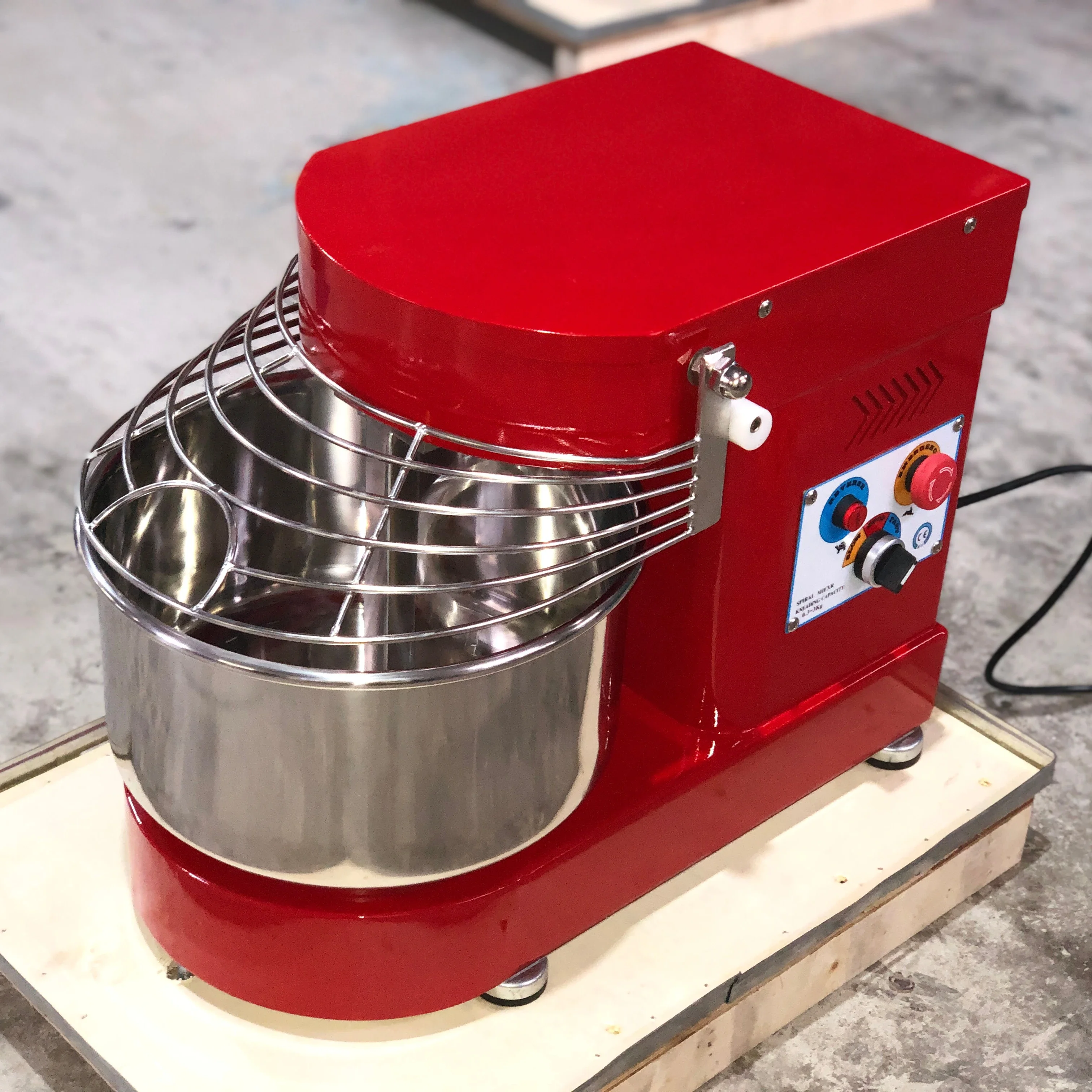 Máquina Amasadora Multifuncional Automática para Masa en Espiral, Máquina para Hacer Masa de Pan