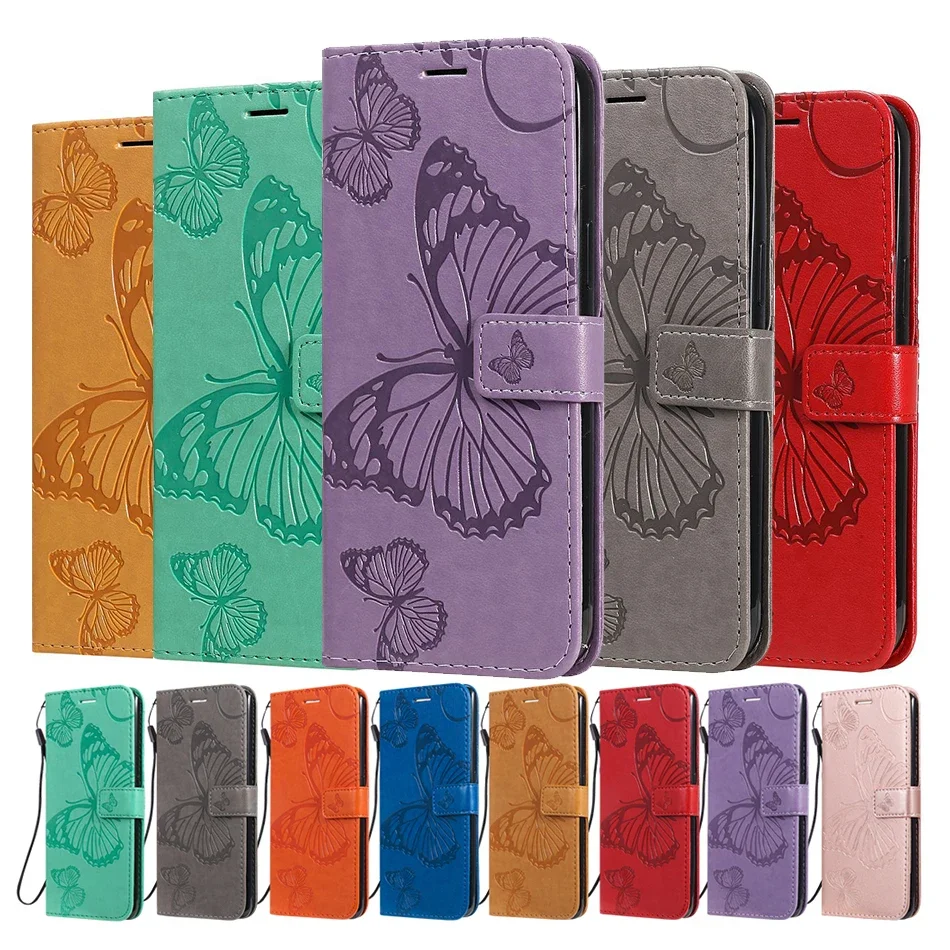 

Butterfly Wallet Flip Case Etui For OPPO A15 A15S A53 A53S A73 A93 A54 A74 A94 4G 5G Reno 5 Pro Plus Card Holder Leather Cover