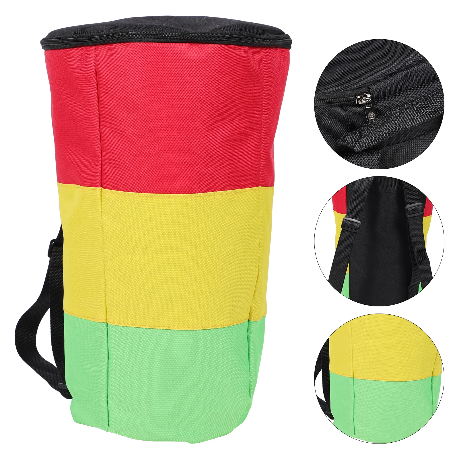 

Drum Backpack Storage Bag Waterproof African Pouch Carrying Oxford Cloth Accessory
