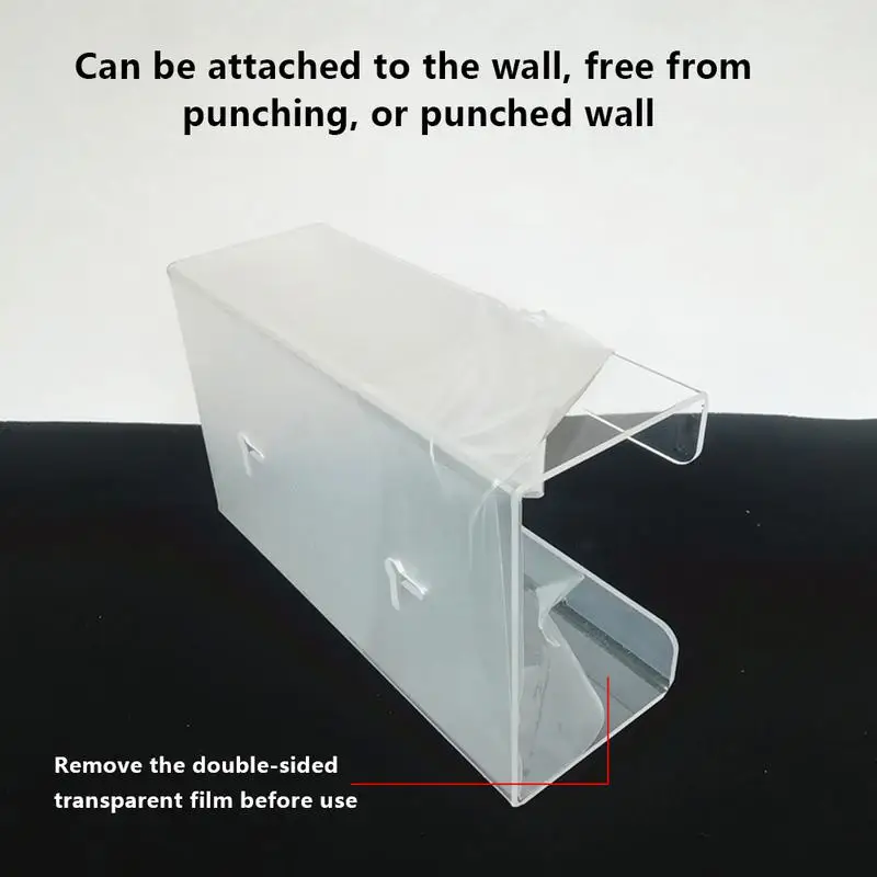Glove Box Storage Labor Insurance Gloves Display Box Medical Tissue Box Acrylic Glove Dispenser Wall Mountable Kleenex Box