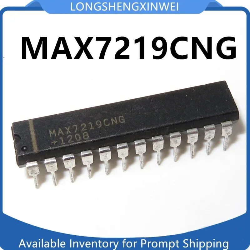 1PCS MAX7219 MAX7219CNG Direct Plug DIP-24 New Display Driver