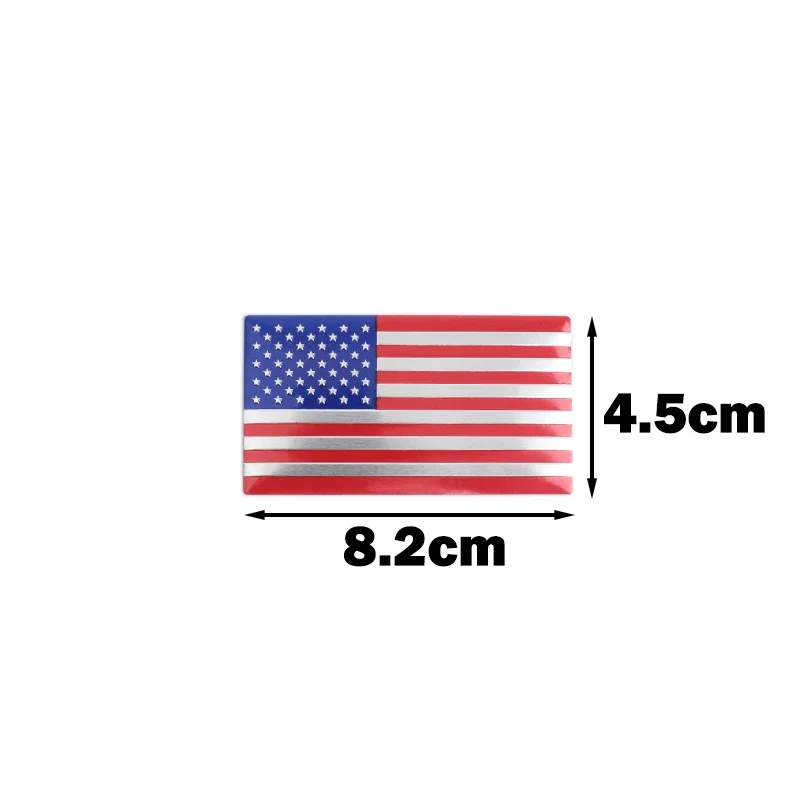 OTOKIT Automobile Motorcycle Exterior Accessories United States Of America USA National Flag Aluminum Alloy Car Stickers - view 5