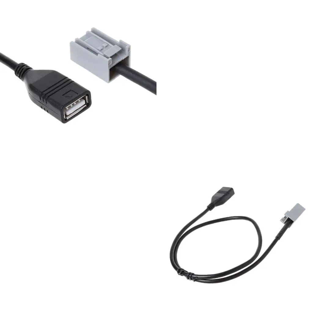 Aux USB o Cable Adapter Female Port Extension Wire For for Civic for CR-V