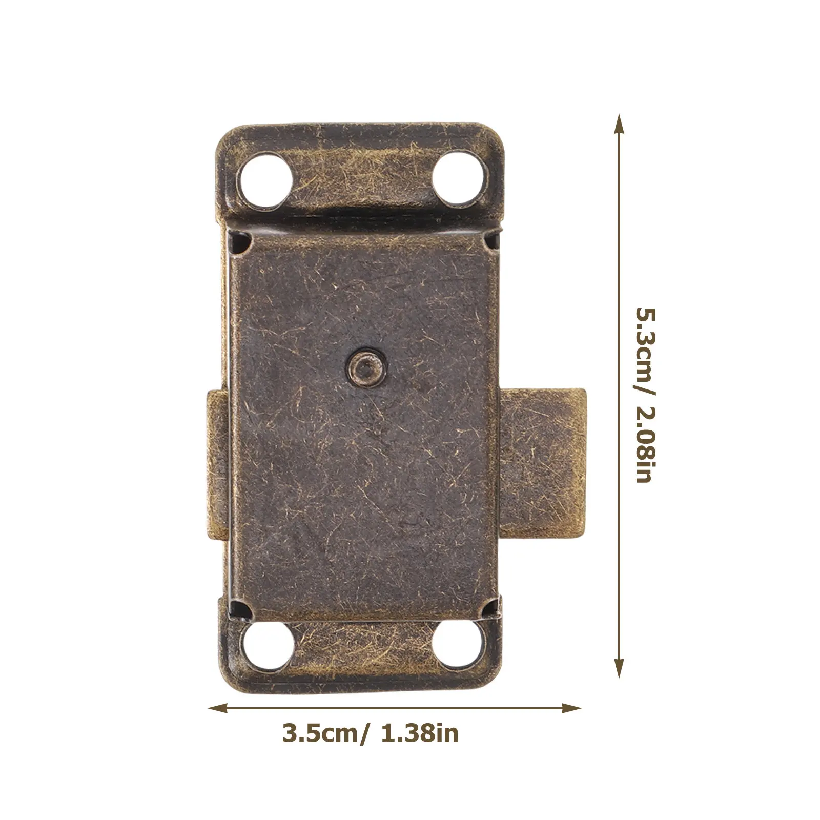 1Set Lock and Key Set Vintage Style Iron Zinc Alloy Cabinet Lock for Cupboard Desk Drawer Liquor Cabinet Dresser