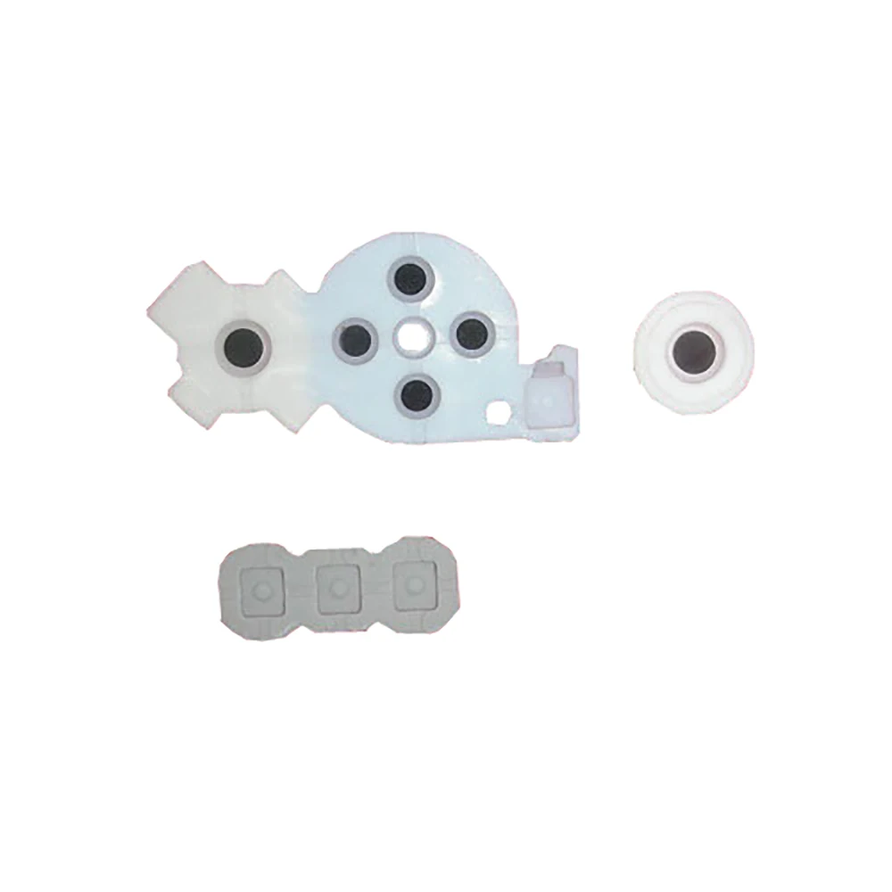 OSTENT Soft Silicone Conductive Rubber Button Pads Set Replacement Part Contact Pads for Nintendo Wii Remote Controller