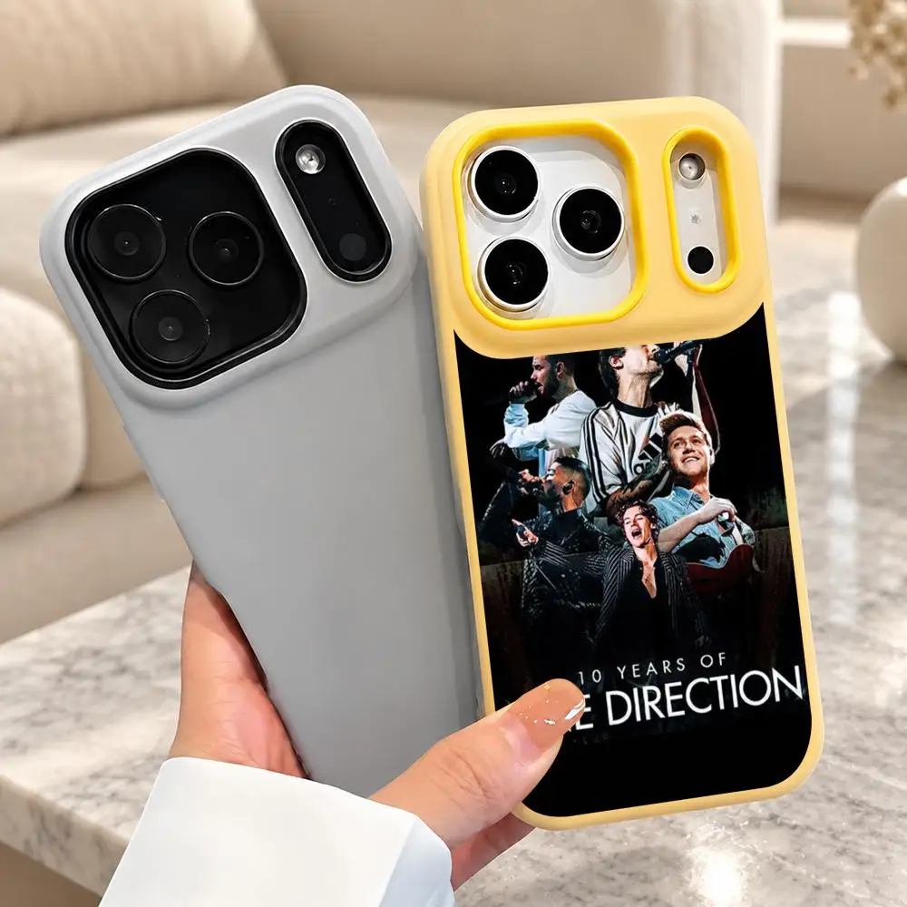 D-Direction One Phone Case For iPhone 13 through 18 Pro/Pro Max 2-in-1 Detachable Silicone Shockproof Case for