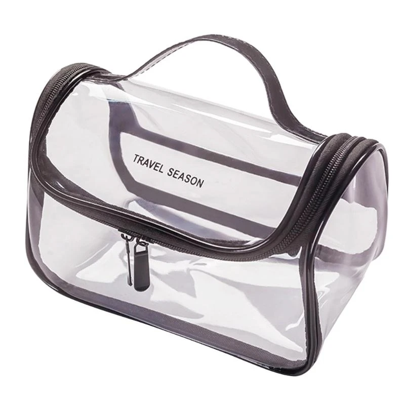 

Transparent Cosmetic Bag Clear Zipper Toiletry Washing Beauty Storage