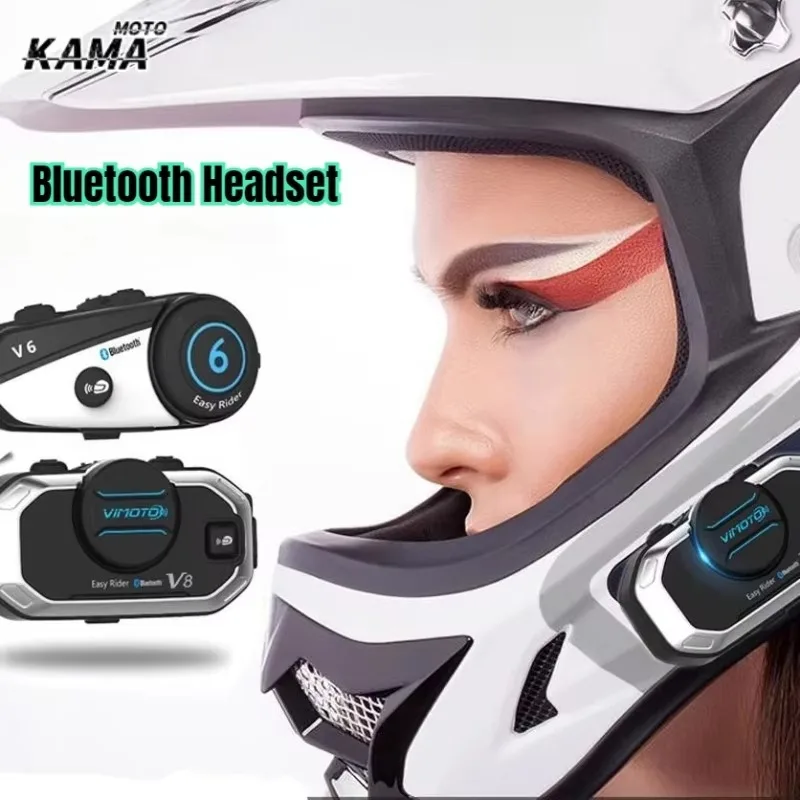 Motorcycle Viacom V8 Bluetooth Headset Helmet Built in Intercom V3 V6 K Cable Waterproof Helmet Replacement Parts