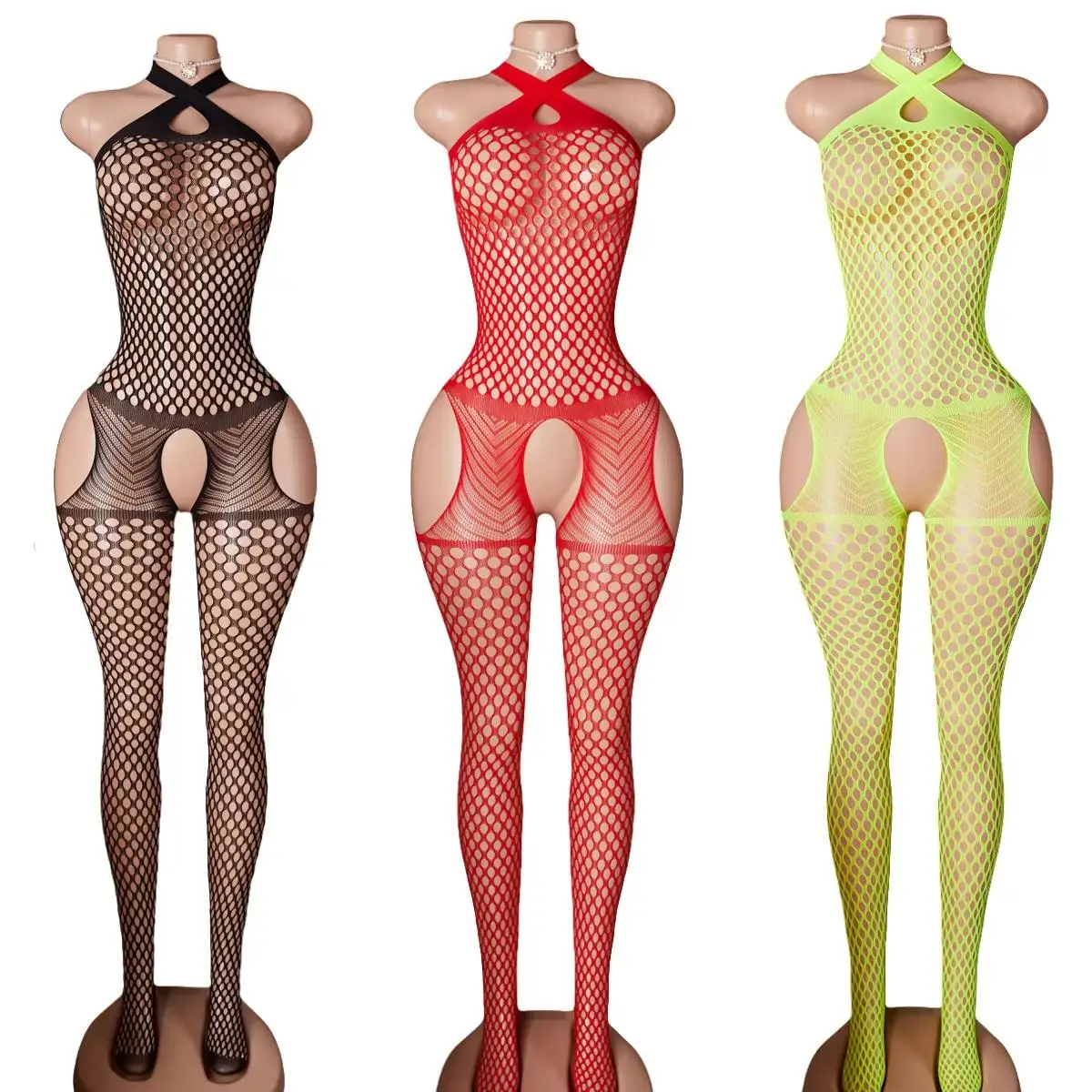 Hot Sexy Sleep Tops Fashion Lace Pajama Women's Suspender Nightdress Ladies Spring And Summer Thin Halter Home Wear Bodystocking
