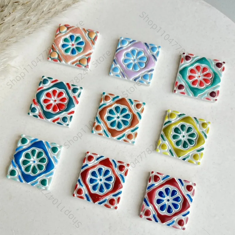 

Soft Pottery Polymer Clay Clays Clay Cutter Pottery DIY INS French Earrings Square Cut Mold Earrings Jewelry Pendant Making