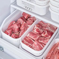 White Fresh Box Kitchen Storage Refrigerator Food Storage Containers Kitchen Storage Food Sealed Organizer Kitchen Supplies 2024