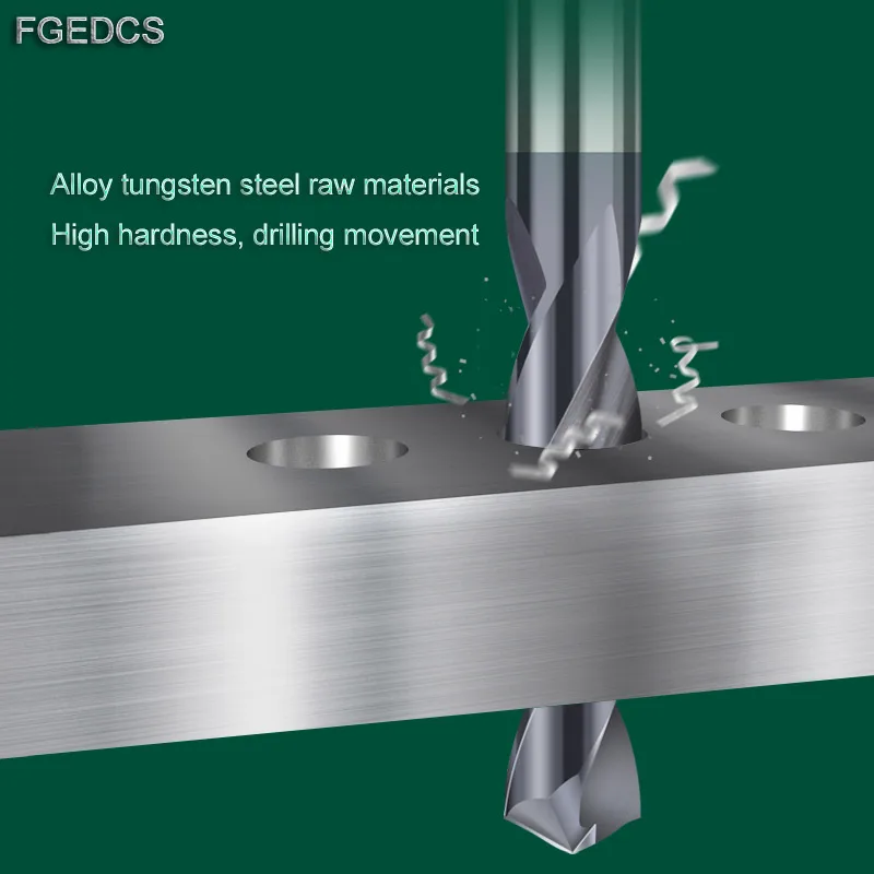 1-16 мм Карбидное кобальтовое покрытие спиральное сверло для металлообработки резак для отверстий Вольфрам Stee CNC металлическое сверло спиральные