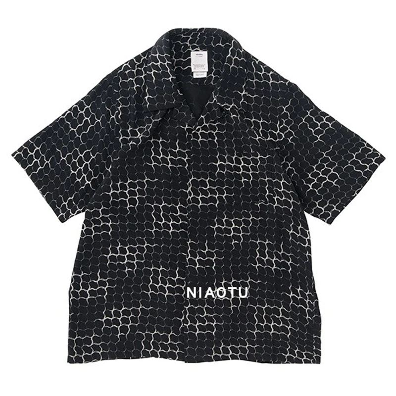 

NIAOTU Original New Spring/Summer 22SS Hawaiian Snake Pattern Short Sleeve Shirt for Men Non Visvim