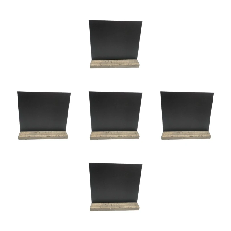 Pizarra madera reutilizable para soporte señal en blanco lado para oficina, tienda en casa, restaurante,