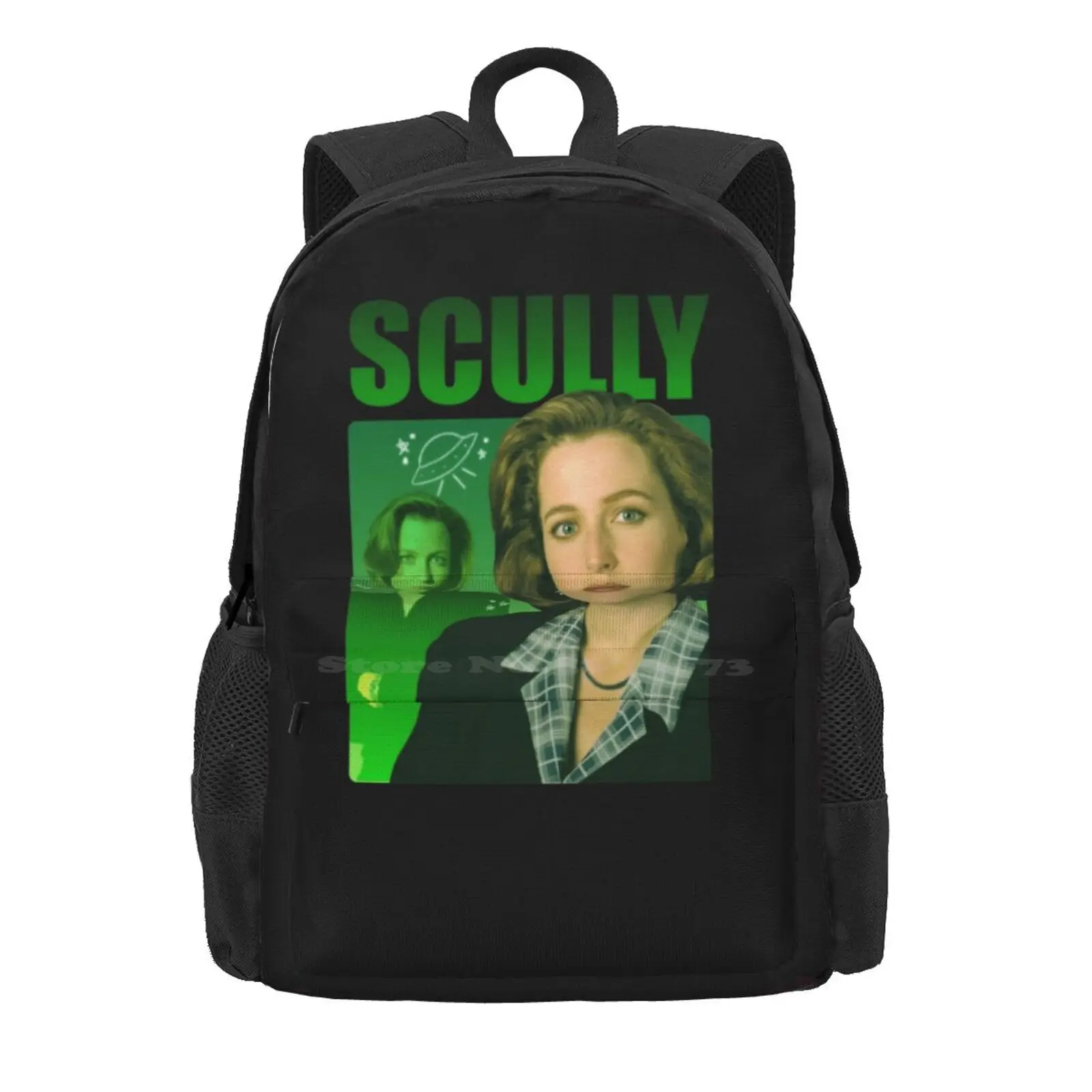 Dana Scully The X Files Vintage Retro Design Hot Sale Schoolbag Backpack Fashion Bags The X Files Dana Scully Fox Mulder I Want