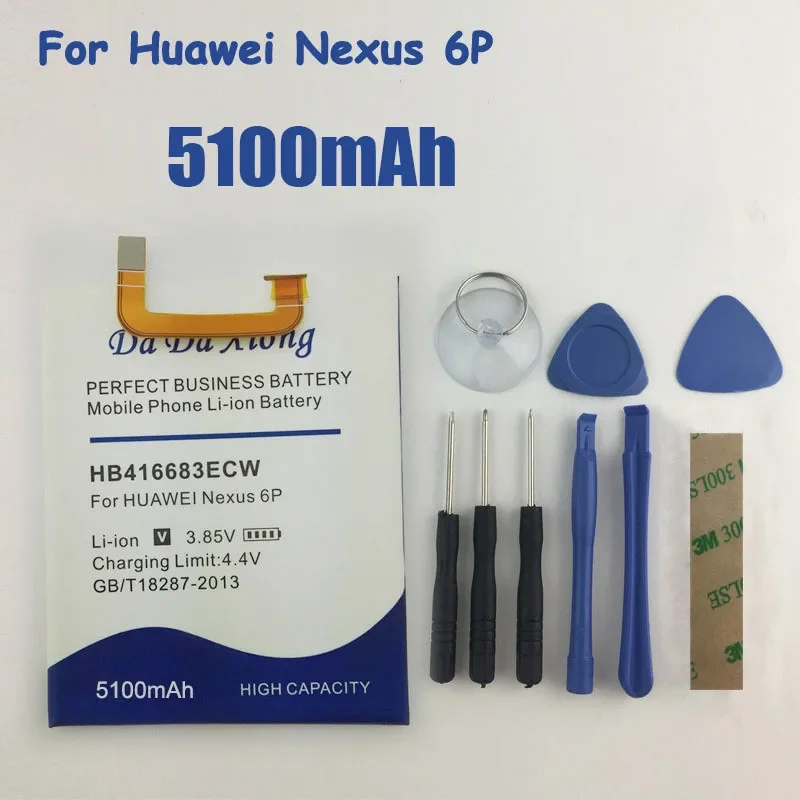 5100mAh HB416683ECW Battery For Huawei Google Ascend Nexus 6P H1511 H1512