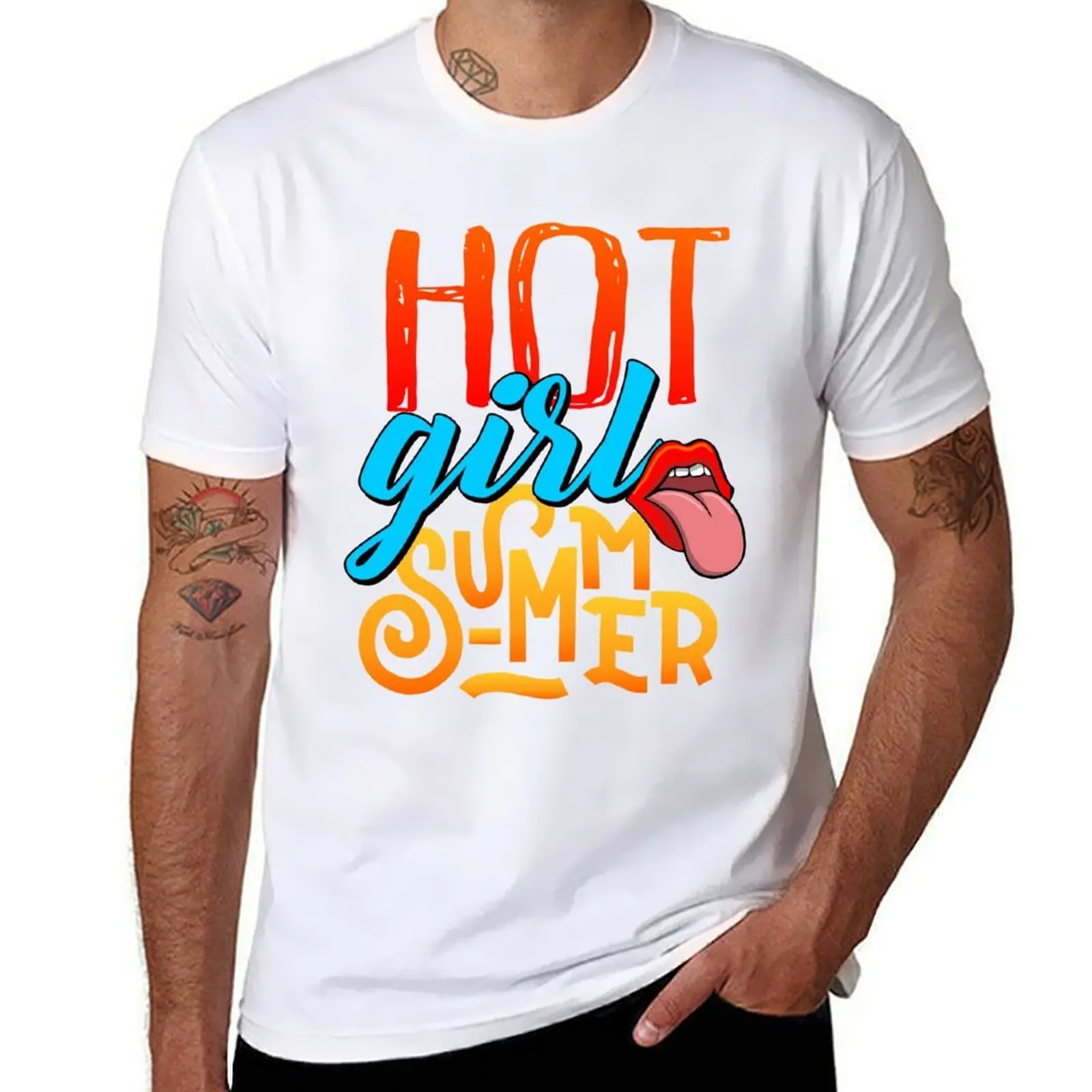 Hot Girl Summer - Megan Thee Stallion T-Shirt t shirts for man cotton funny t shirts for man graphic tees T-Shirt