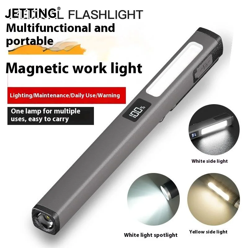 

LED Medical Handy Pen Light With Pen Clip Medical Pen Pupil Lamp Waterproof Pocket Penlight Torch 400mAh For Nursing Student