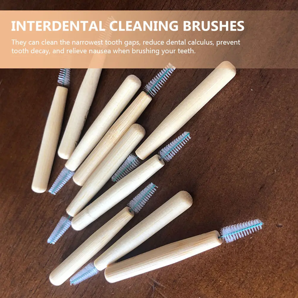 

20Pcs Interdental Toothbrushes Portable Cleaning Tools Teeth Gaps Cleaners Dental Floss Picks Oral Care Supplies for Braces