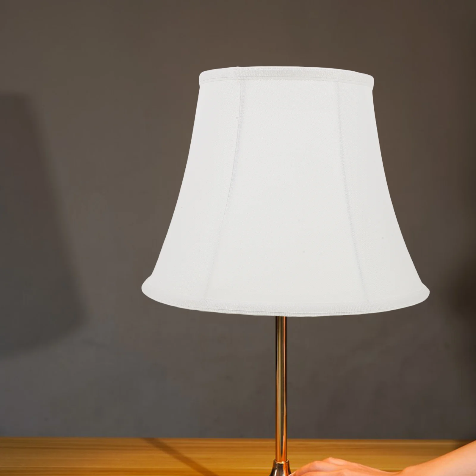 

Small Foldable Fabric Drum Lampshade Cover Detachable Replacement Soft Light Table Lamp Shade Bedroom Living Room Decorative