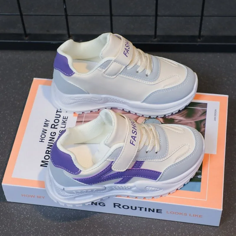 2026 Autumn Kids Casual Boys Girls Shoes Fashion For 7-15y Lightweight Running Young Student's Children Sports Girl's Shoes view 6