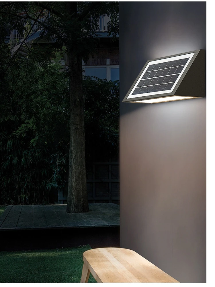 Outdoor wall lamp, solar waterproof, staircase, corridor, exterior wall lamp, courtyard balcony wall lamp