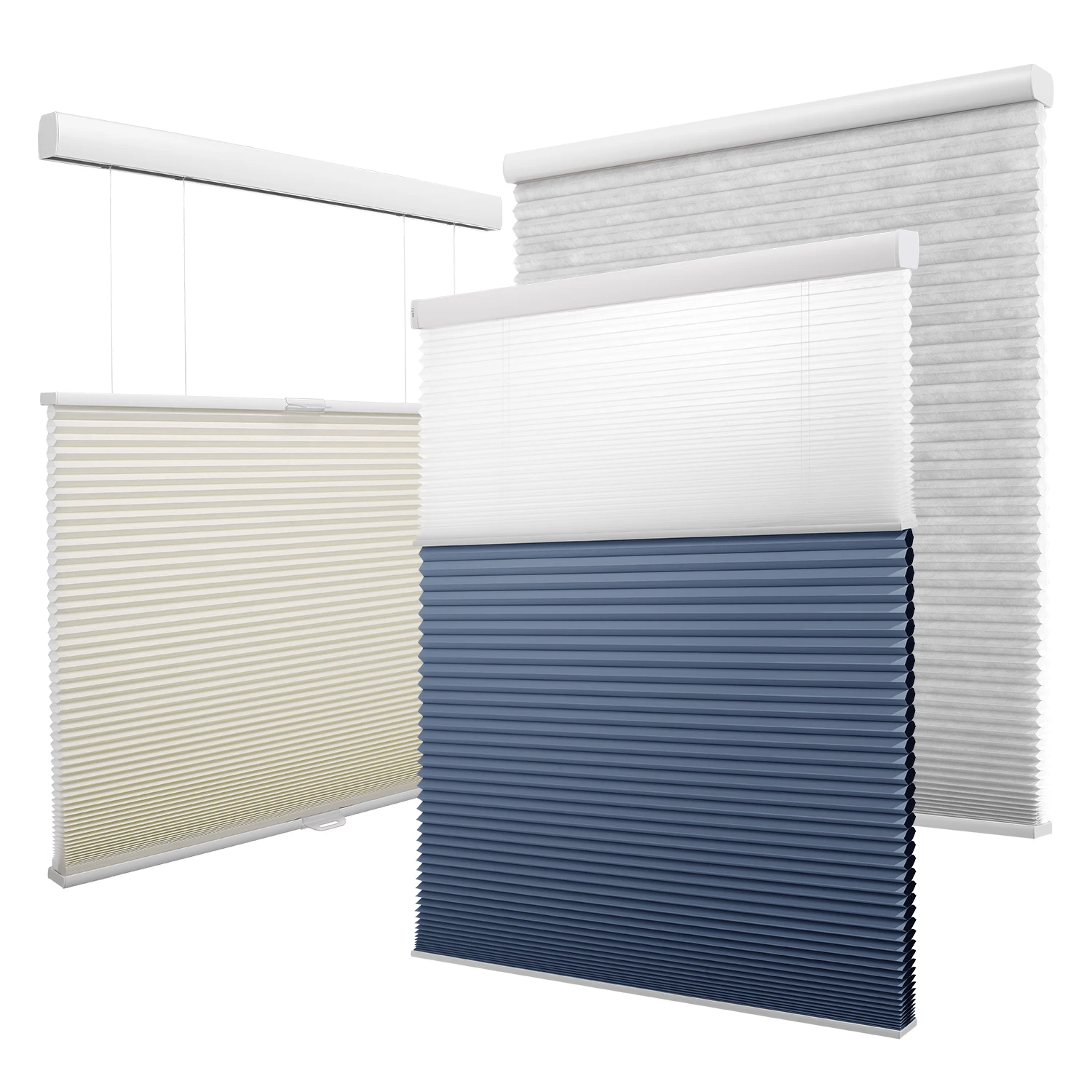 Wholesale Price Dual Day Night Honeycomb Blinds Smart Roller Blinds Cellular Shades for Window Cellular Blinds