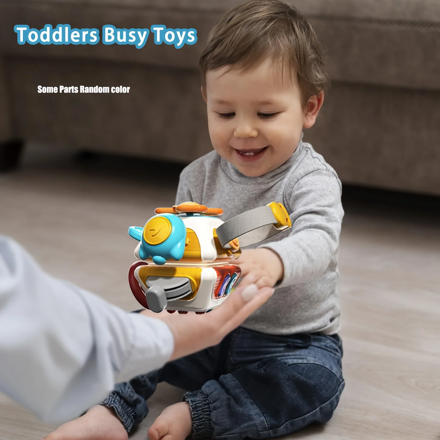 ألعاب ممتعة مناسبة للرضع والأطفال الصغار، مكعبات نشاط، ألعاب سفر حسية للأطفال، مكعبات بناء