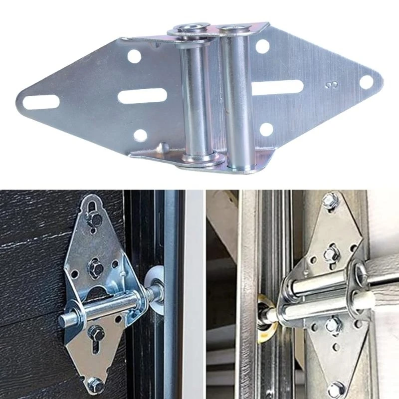 2Pcs Garage Door Hinge Bracket Heavy Duty Garage Door Replacement Parts