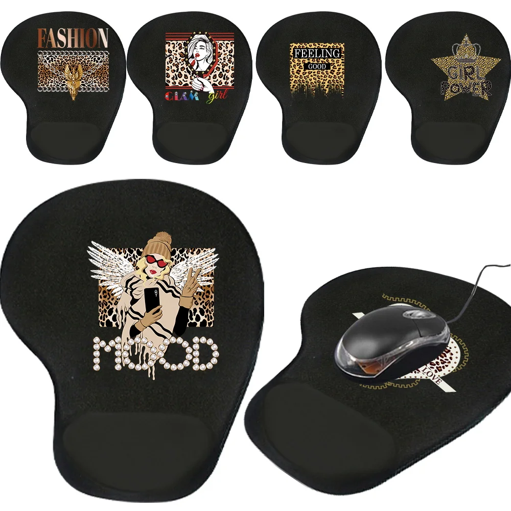 

Black Gaming Mouse Pad Gamer Mouse Mat Computer GamingEdge MousePad Keyboard Desk Mice Pad Printing Leopard Series