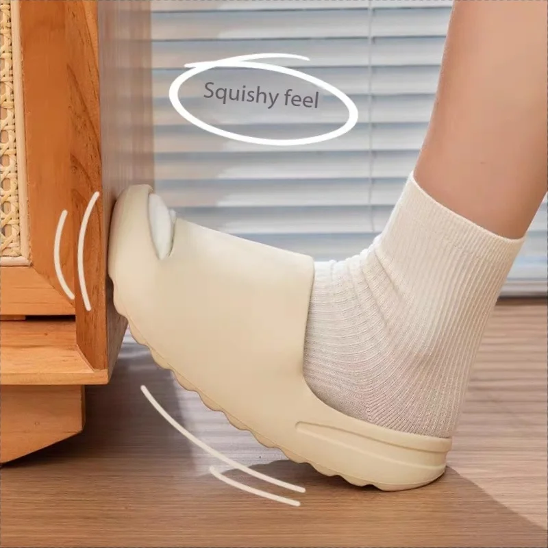 Summer Women Slippers Men Sandals Casual Beach Shoes Soft Bottom Slides Thick Platform EVA Anti-Slip Home Slippers image 5
