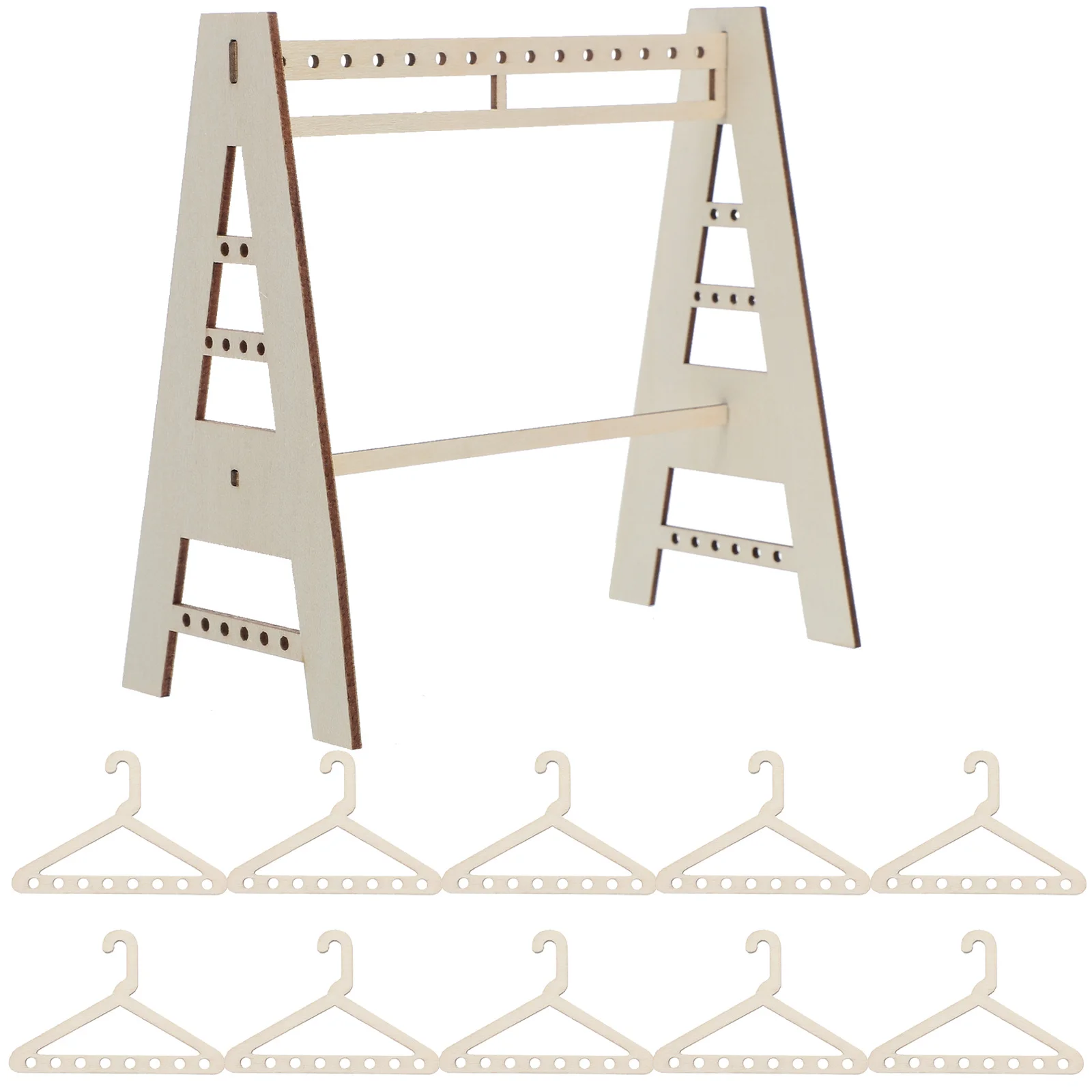 

Multi Function Wooden Jewelry Display Stand Elegant Organizer for Earrings Necklaces Rings Room Decor Jewelry Rack for Dresser