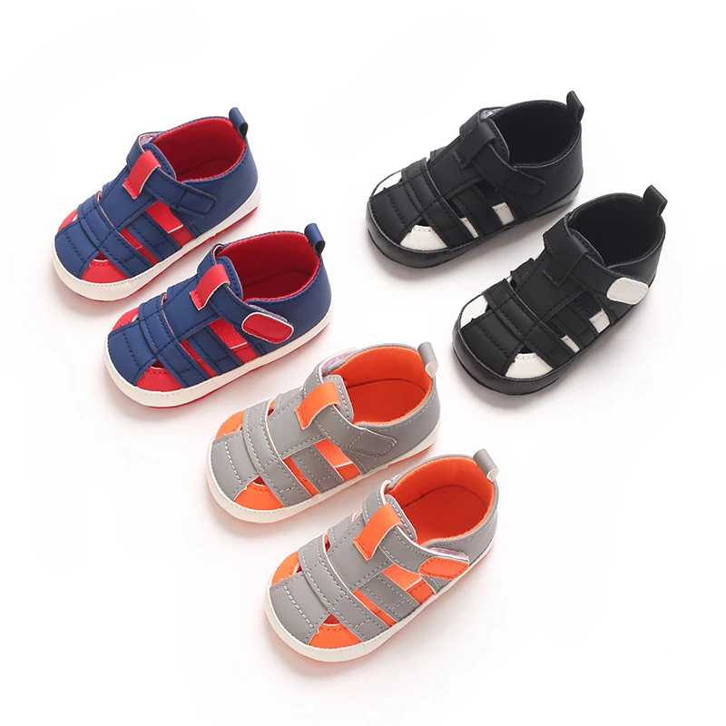 

Baby Shoes Summer Sandals Soft Soled Non Slip Toe Sandals 0-18 Months Baby Walking Sandals