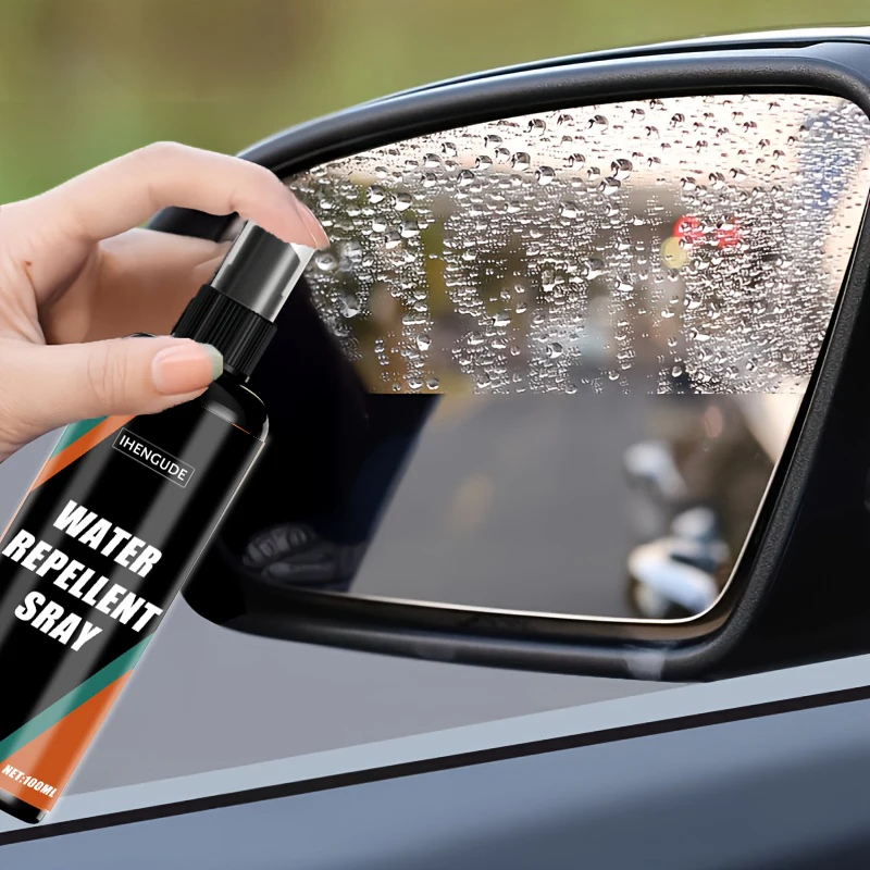 100ml Waterproof Spray - Waterproof Coating for Car Windshields, Rearview Mirrors, and Glass, Durable Protective Polishing Kit
