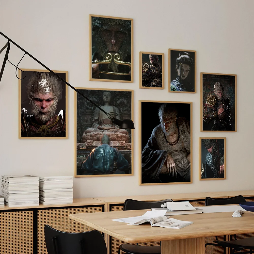 Game Black Myth Wukong Poster Prints Wall Pictures Living Room Home Decoration